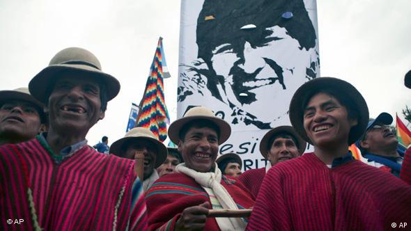 Campaña electoral en Bolivia en 2009.