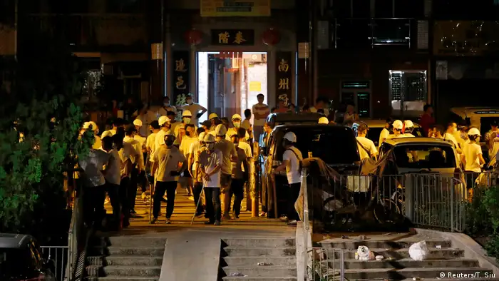 Hongkong Auschreitungen bei Protesten