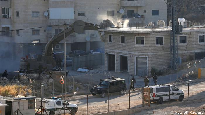 Israel beginnt, Häuser am Stadtrand von Jerusalem abzureißen (Reuters/M. Qawasma)p