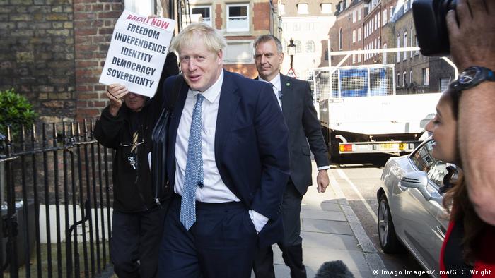 Boris Johnson in Westminster 