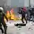 Столкновения демонстрантов и полиции в Афинах