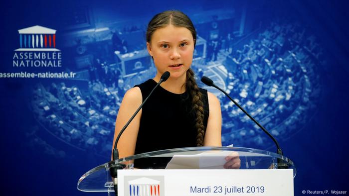 Frankreich Paris | Greta Thunberg spricht bei bei Generalversammlung