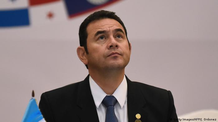 Guatemala | Staatspräsident Jimmy Morales (Getty Images/AFP/J. Ordonez)