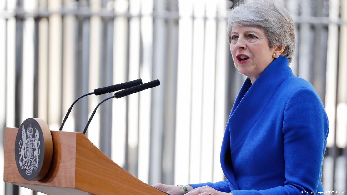 Großbritannien London | Theresa May hält letzte Rede als Premierminsterin in Downing Street