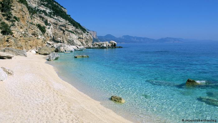 a beach in Sardinia