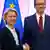 Polen, Warschau: Ursula von der Leyen und Premierminister Mateusz Morawiecki 