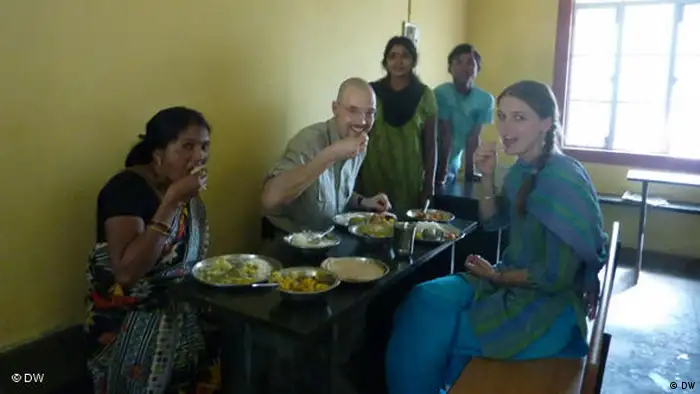 Indisch Essen für Anfänger im Bamhani Base Center (DW)