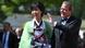 Schroeder and his wife Soyeon Kim arrive for the opening of the Bayreuth Wagner Festival at the Richard Wagner Festival Hall in Bayreuth, Germany July 25, 2019 Schroeder and his wife Soyeon Kim arrive for the opening of the Bayreuth Wagner Festival at the Richard Wagner Festival Hall in Bayreuth, Germany July 25, 2019