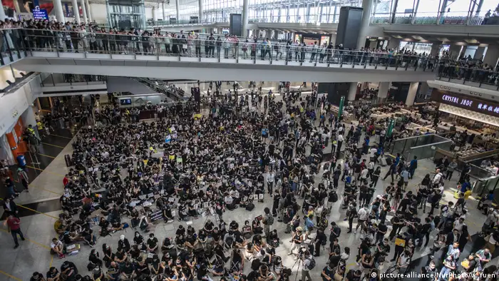Anti-Extradition Protest In Hong Kong International Airport