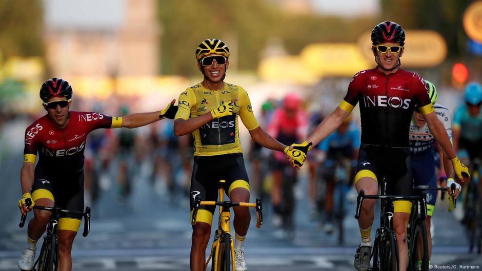 Egan Bernal Se Convierte Oficialmente En Primer Latino En Ganar El Tour De Francia Deportes Dw 28 07 2019