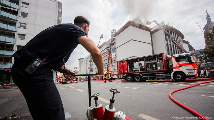 Brand im Frankfurter Museum für Moderne Kunst