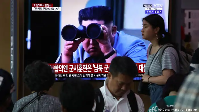 BdT Nordkorea feuert Ballistische Raketen vor der Küste ab