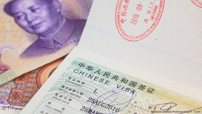 Symbolbild Chinese visa