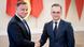 Министр иностранных дел ФРГ Хайко Мас и президент Польши Анджей Дуда Министр иностранных дел ФРГ Хайко Мас и президент Польши Анджей Дуда