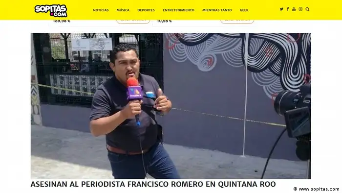 Francisco Romero, quien fue hallado muerto sobre la avenida 115, afuera del bar Gotta, en la colonia Ejidal en Playa del Carmen, Quintana Roo. 