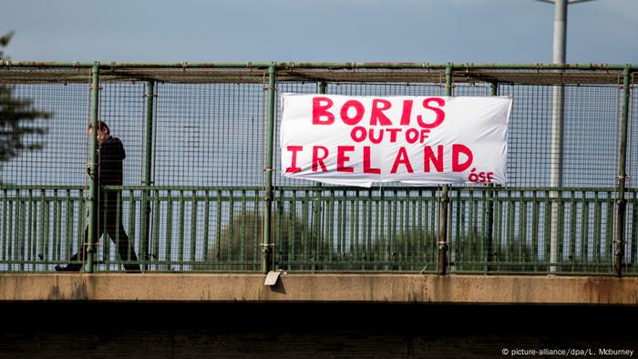 Protestas en Irlanda del Norte por la visita de Boris Johnson. 