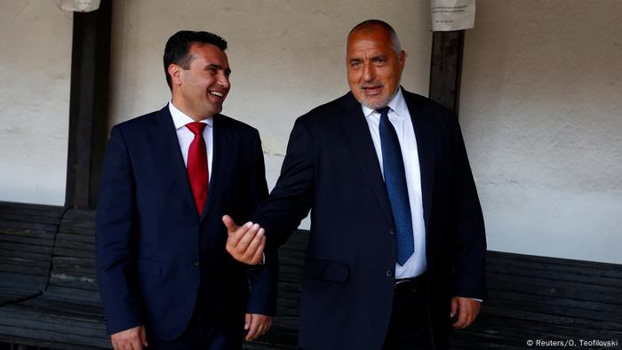 Nord-Mazedonien Bulgarien Borissov zu Besuch bei Zaev in Skopje