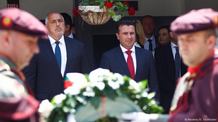 Nord-Mazedonien Bulgarien Borissov zu Besuch bei Zaev in Skopje (Reuters/O. Teofilovski)