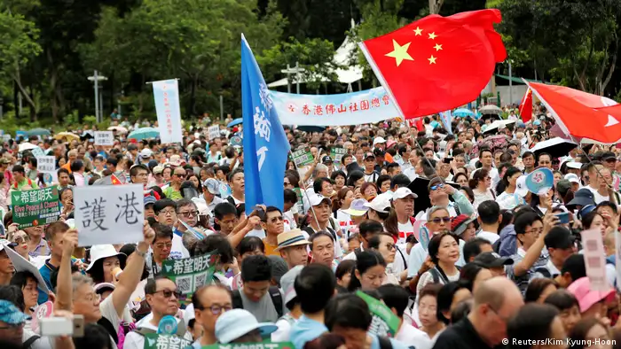 Hongkong Pro-Regierungsproteste