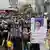 Hongkong Anti-Regierungsproteste - Schild mit der Aufschrift 'Carrie Lam von der Geschichte verurteilt'