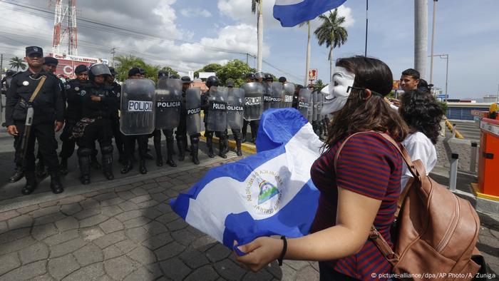 Las protestas en Nicaragua son reprimidas brutalmente por la Policía desde 2018.