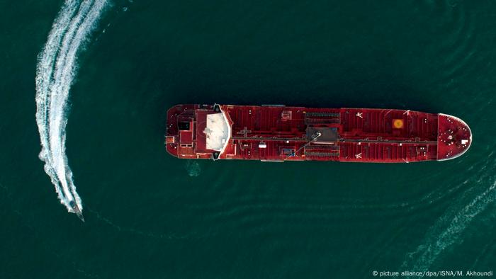 Iran - Öltanker Stena Impero in der Straße von Hormus (picture alliance/dpa/ISNA/M. Akhoundi)