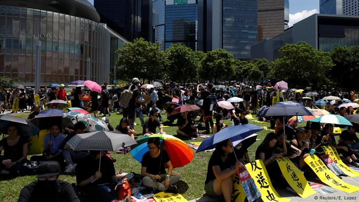 Hongkong Proteste gegen China - Generalstreik (Reuters/E. Lopez)