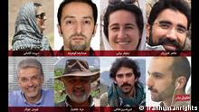 Titel: iranische Umweltaktivisten im Gefängnis
Schlagwort: Iran, Umweltaktivisten
Beschreibung: Sie sind seit 20 Monaten im Gefängnis unter Verdacht der Spionage
Quelle: iranhumanrights