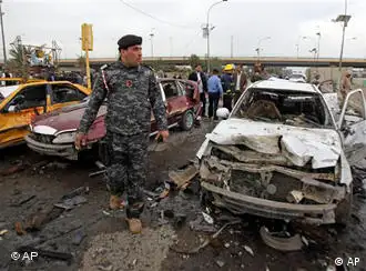 周二巴格达发生的连环袭击事件造成至少127人丧生