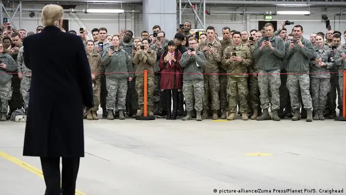 Deutschland Standort der US-Armee in Ramstein | US-Präsident Donald Trump