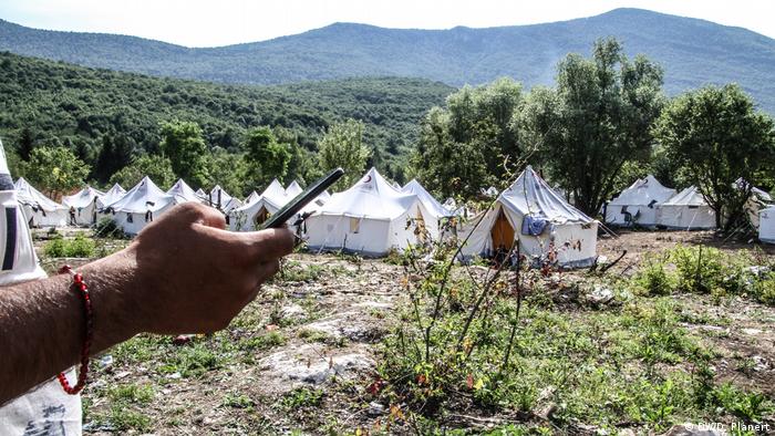 Flüchtlingslager Vucjak an der bosnisch-kroatischen Grenze (DW/D. Planert)