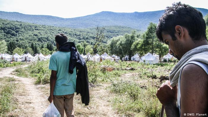 Flüchtlingslager Vucjak an der bosnisch-kroatischen Grenze (DW/D. Planert)
