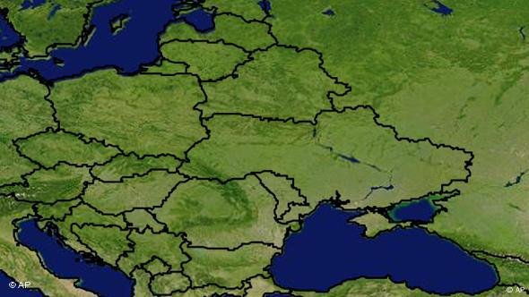 Karte Osteuropa Flash-Galerie (AP)