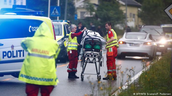 Authorities in the aftermath of the Norway shooting