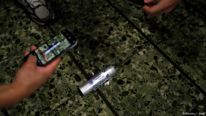Hongkong Tränengas-Einsatz der Polizei (Reuters/I. Kato)
