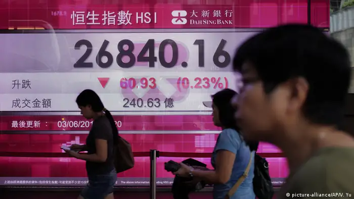 Hong Kong Finanzmarkt - Börse
