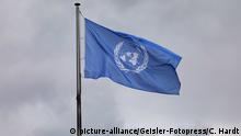 UN-Flagge am World Conference Center Bonn. Bonn, 01.06.2019 | Verwendung weltweit