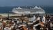 A cruise ship docked in the Alfama neighborhood of Lisbon A cruise ship docked in the Alfama neighborhood of Lisbon