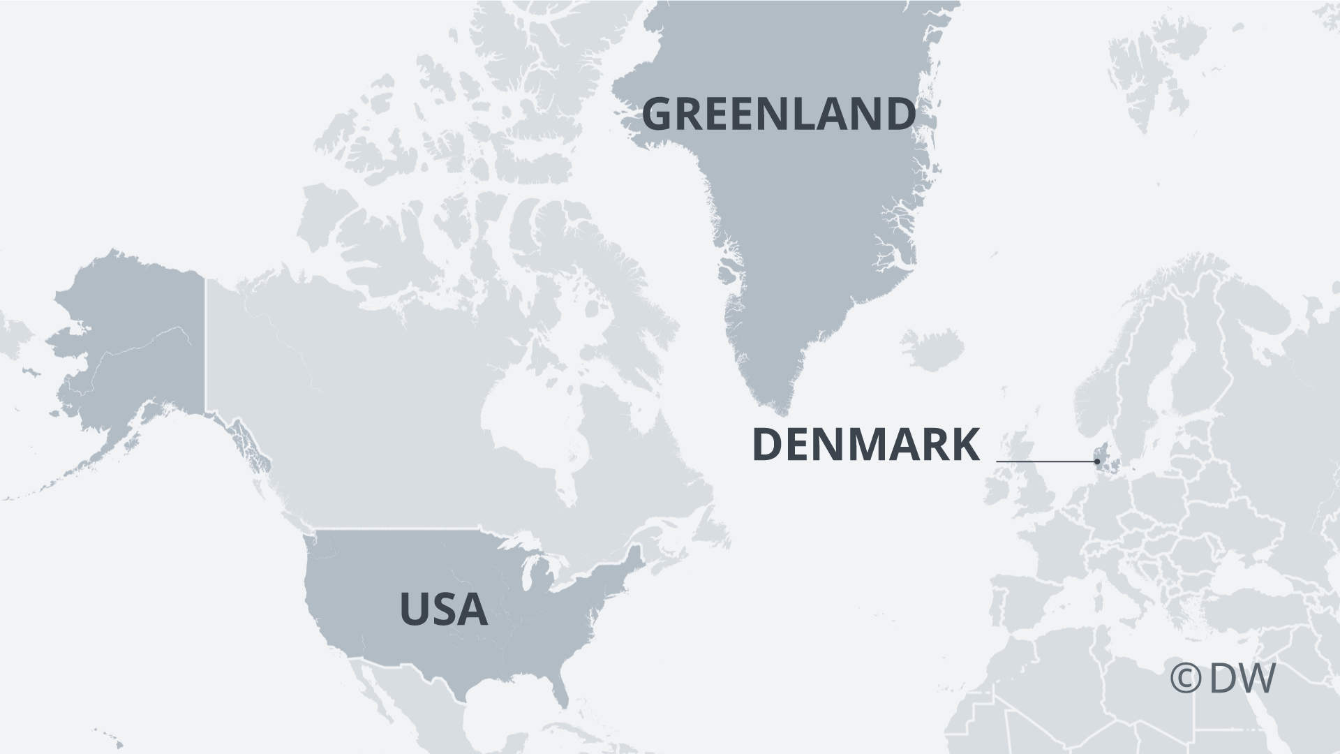 Map Of Greenland And Denmark Trump Tells Staff To Consider Buying Greenland: Report | News | Dw |  16.08.2019