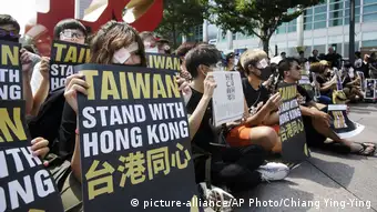 Taiwan | solidarische Proteste mit Hong Kong in Taipeh
