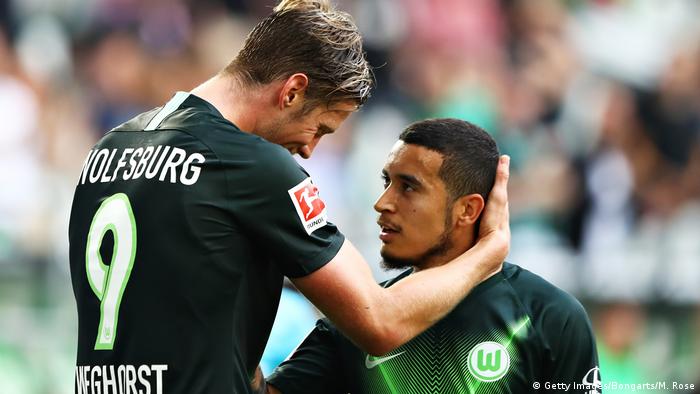 Bundesliga | 1. Spieltag | VfL Wolfsburg - 1. FC Köln | Torjubel 2:0 (Getty Images/Bongarts/M. Rose)