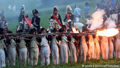 Belgien Nachstellung der Schlacht von Waterloo