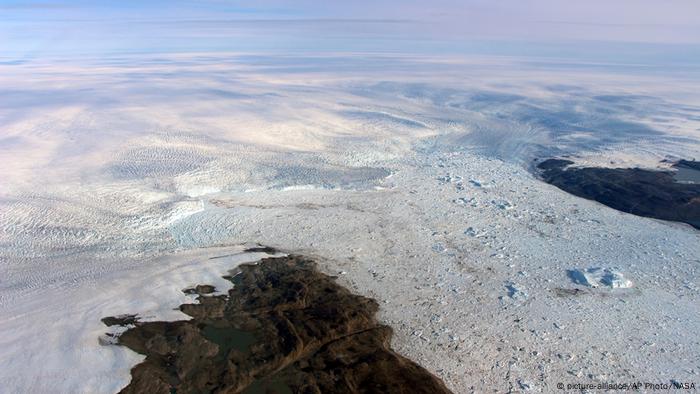 Jacobshavn glacier in Greenland