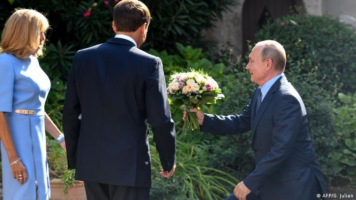 Vladimir Putin und Emmanuel Macron