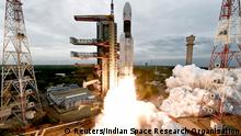 Indien Raumsonde Chandrayaan 2 Start in Richtung Mondumlaufbahn