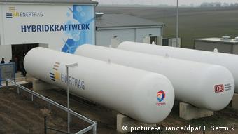 В Пренцлау под Берлином компания Enertrag производит водород с помощью ветра 