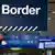 Schild mit Aufschrift "UK Border"