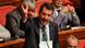 Far-right League leader Matteo Salvini speaks at the Senate in Rome, Italy Far-right League leader Matteo Salvini speaks at the Senate in Rome, Italy