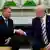 Donald Trump și Klaus Iohannis la Washington în august 2019