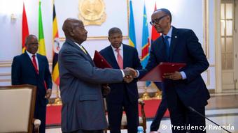 Angola Luanda Friedensabkommen zwischen Uganda und Ruanda